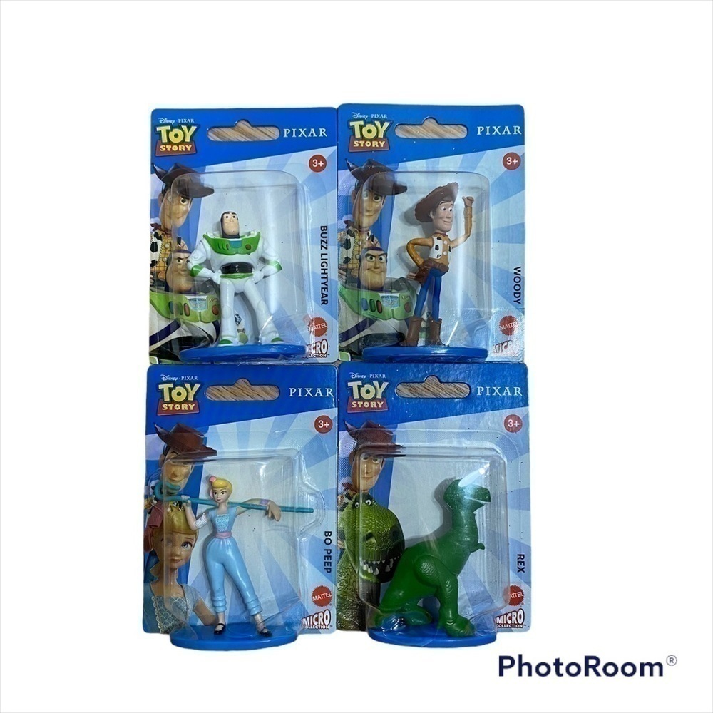 Toy Story Mini Figure Collection Buzz Lightyear Woody T-Rex Bo Peep NEW Cake Top